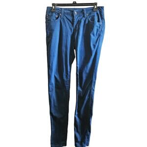 Blue Mid Rise Skinny Jeans Size 27